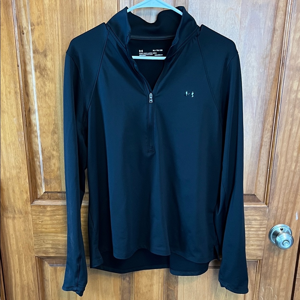 Under Armour Midnight Black Half-Zip Pullover